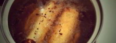 спринг роллы с бананом. Шаг 7