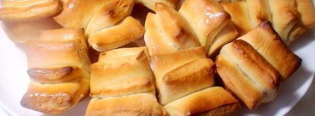 веера — американские масляные роллы. Шаг 15