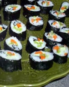 Вегетарианские суши роллы с тофу