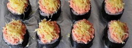 запеченные роллы с курицей. Шаг 16