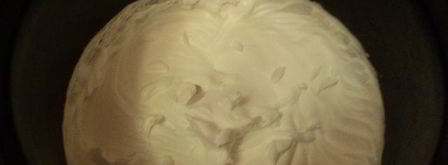 бисквитный рулет голубой бархат. Шаг 8