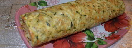 кабачковый рулет с чечевицей. Шаг 9