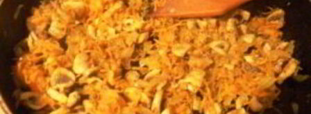 картофельный рулет с грибами. Шаг 3