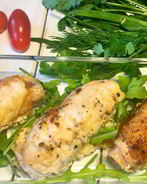 Куриные рулеты с ветчиной и сыром