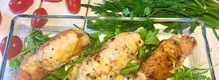 куриные рулеты с ветчиной и сыром. Шаг 6