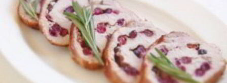 мясной рулет с клюквой. Шаг 7