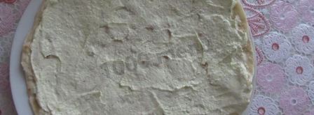 рулет из домашнего лаваша с начинкой. Шаг 9