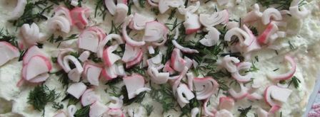 рулет из домашнего лаваша с начинкой. Шаг 11