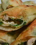 Рулет из лаваша с грудкой