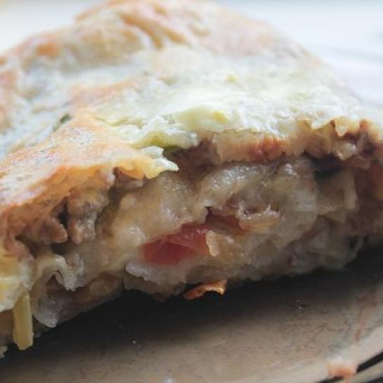 Рецепт рулета из лаваша с мясом и овощами