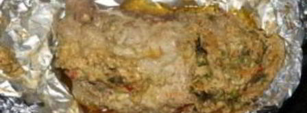 рулет из мяса в духовке. Шаг 12