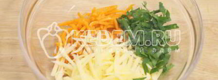 рулет из окорочка с морковью по-корейски. Шаг 5