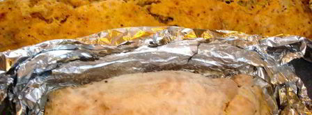 рулет из цыпленка и кураги в винном соусе. Шаг 7