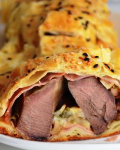 Рулет со свиным языком