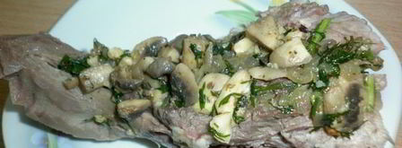 рулет со свиным языком. Шаг 5