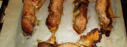 рулетики из свинины с черносливом и ореховым песто. Шаг 13