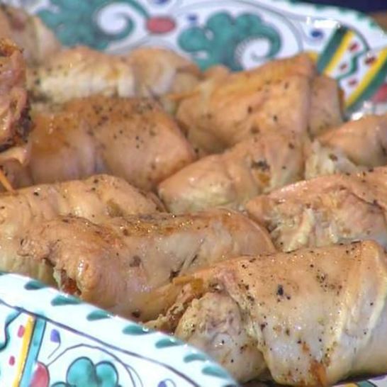 Рецепт рулетиков из цыпленка