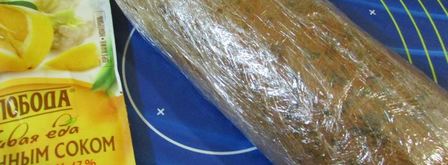 рыбный рулет с оливками. Шаг 14