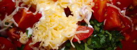 слоеные рулетики с ветчиной, сыром и базиликом. Шаг 3