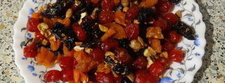 сырный рулет с сухофруктами и орехами. Шаг 6