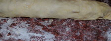 закусочный рулет мозаика. Шаг 11