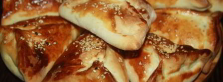 быстрая самса из слоеного теста с говяжьим фаршем. Шаг 7