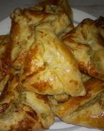 Самса из покупного слоеного теста