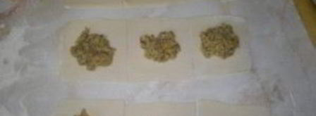 самса из покупного слоеного теста. Шаг 12