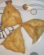 Самса из пресного теста