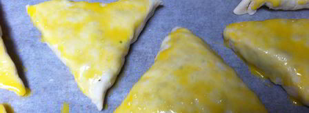 самса из слоеного теста с курицей. Шаг 12