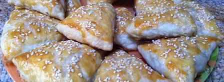 самса из слоеного теста с курицей. Шаг 14