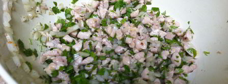 самса из слоеного теста с курицей. Шаг 8