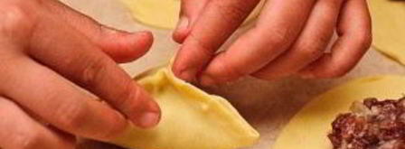 самса из слоеного теста с мясом. Шаг 6