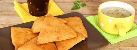 самса на сметанном тесте. Шаг 13