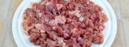 самса с курицей и грибами. Шаг 4