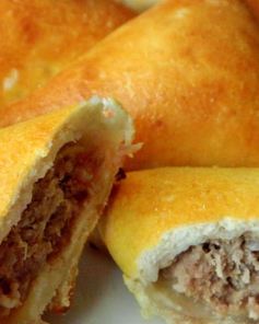 Самса с мясом и фасолью