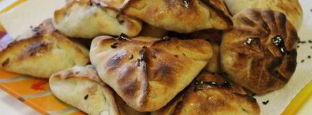 самса с мясом и картошкой. Шаг 12