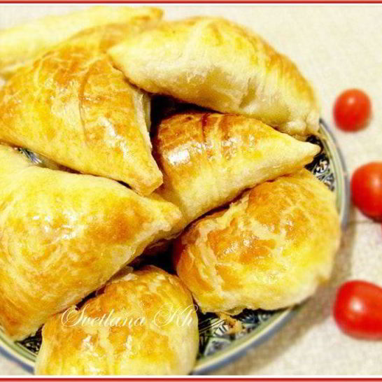 Рецепт самсы с мясом и помидорами