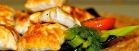 слоеная самса с курицей. Шаг 7