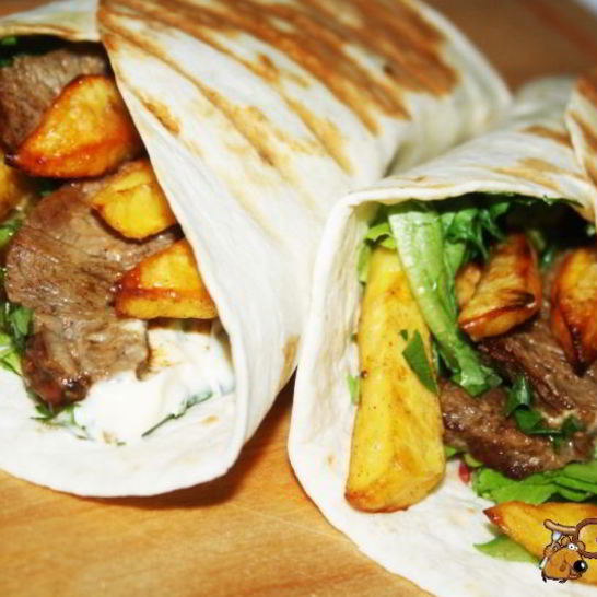 Рецепт домашней шаурмы с телятиной