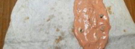 шаурма из лаваша с курицей. Шаг 10