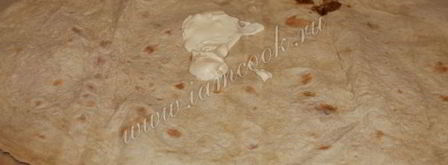 шаурма по-домашнему с курицей. Шаг 11