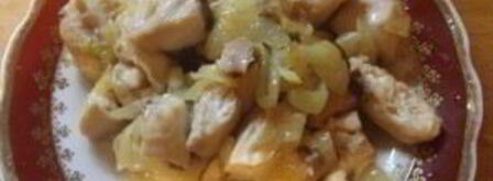 шаурма с грибами и курицей. Шаг 5