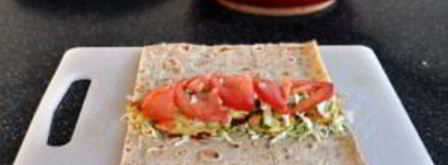 шаурма с капустой и курицей. Шаг 6