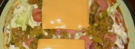 шаурма с колбасой и сыром. Шаг 4