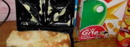 шаурма с колбасой и сыром. Шаг 6