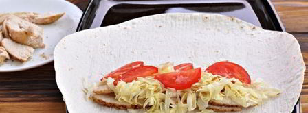 шаурма с сыром. Шаг 9