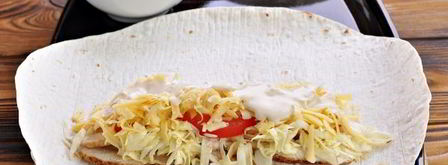 шаурма с сыром. Шаг 10