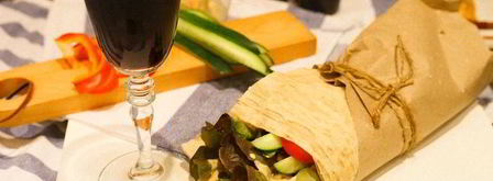 турецкая шаурма с рыбой. Шаг 12