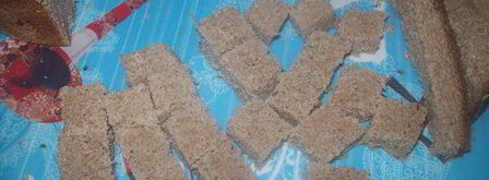 чесночно-лимонные сухарики для салатов. Шаг 4